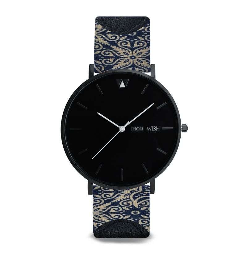 WISH W3003M/04A JAM TANGAN BATIK